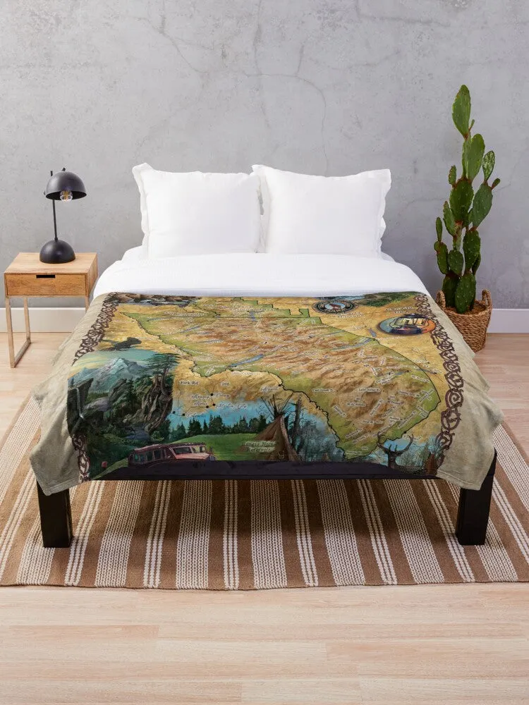 *** Limited Edition Wholesale Sherpa/Silky Fleece Blankets From Great River Arts