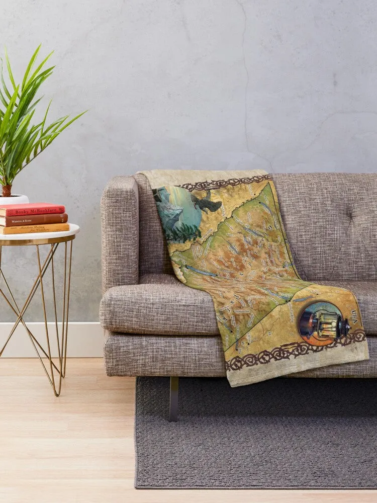 *** Limited Edition Wholesale Sherpa/Silky Fleece Blankets From Great River Arts