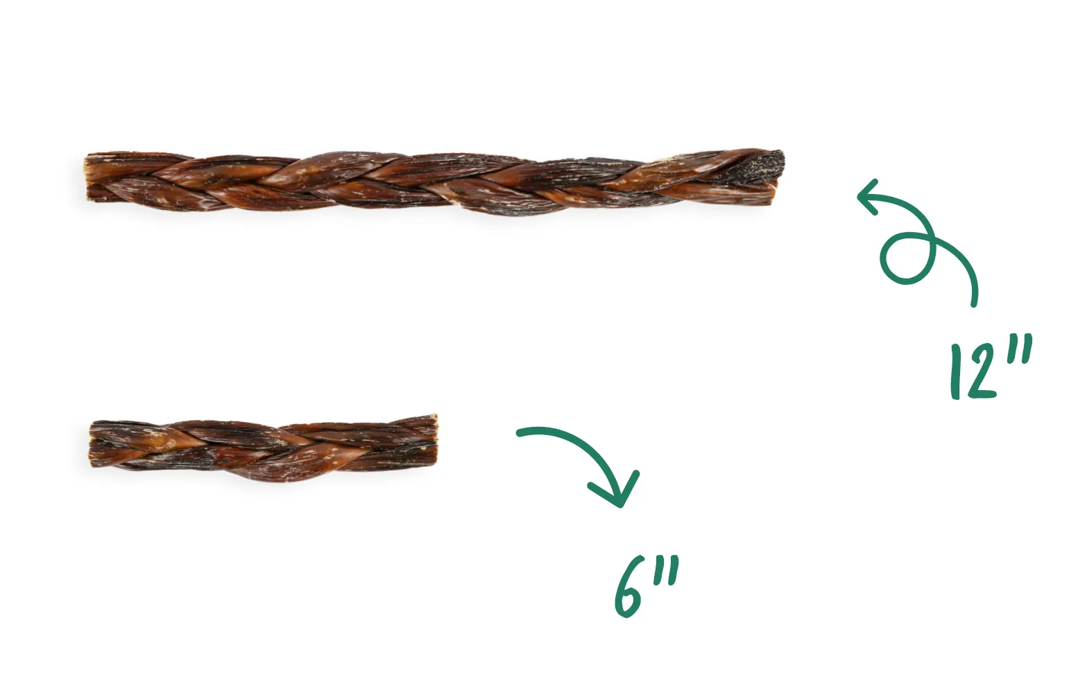 12" Braided Gullet Sticks - Bulk Box