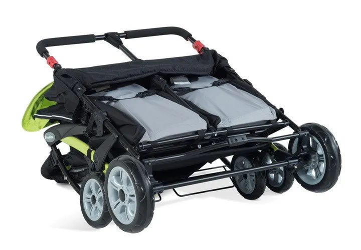 #18619 Gaggle® Quad Sport 4 Passenger Stroller, LIME