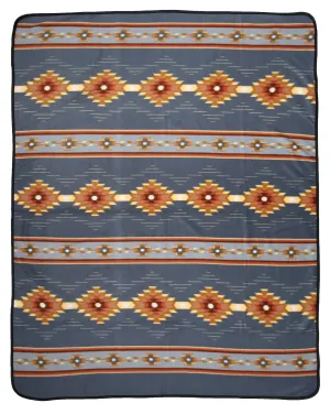 60" X 80" Fleece Lodge Blanket #38