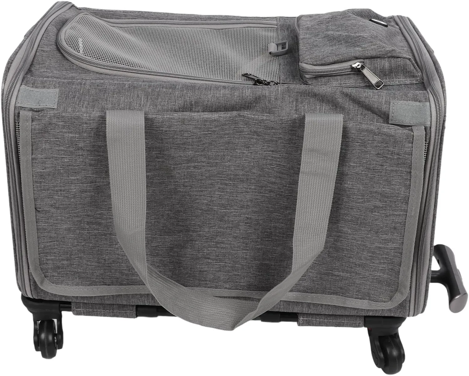 Airline Approved Dog Carrier, Foldable Rolling Pet Carrier for Dogs Cats Pet Carrier With Wheels Tsa Approved Pet Carrier In Cabin Animal Travel Bag for Flight Camping Outdoor
