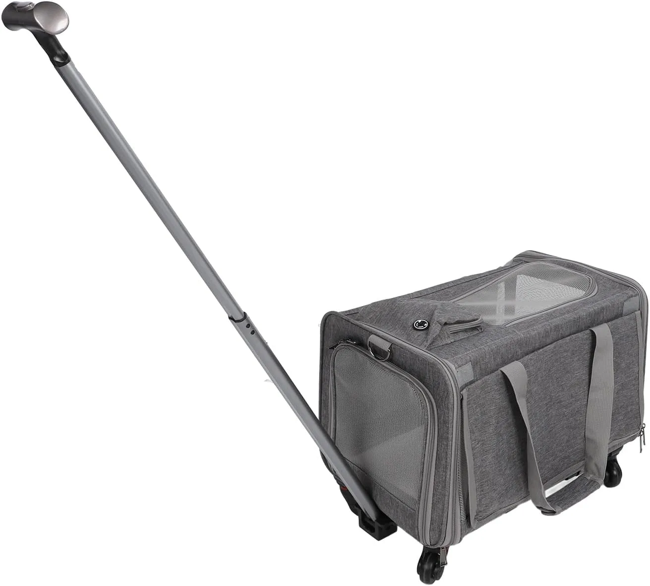 Airline Approved Dog Carrier, Foldable Rolling Pet Carrier for Dogs Cats Pet Carrier With Wheels Tsa Approved Pet Carrier In Cabin Animal Travel Bag for Flight Camping Outdoor