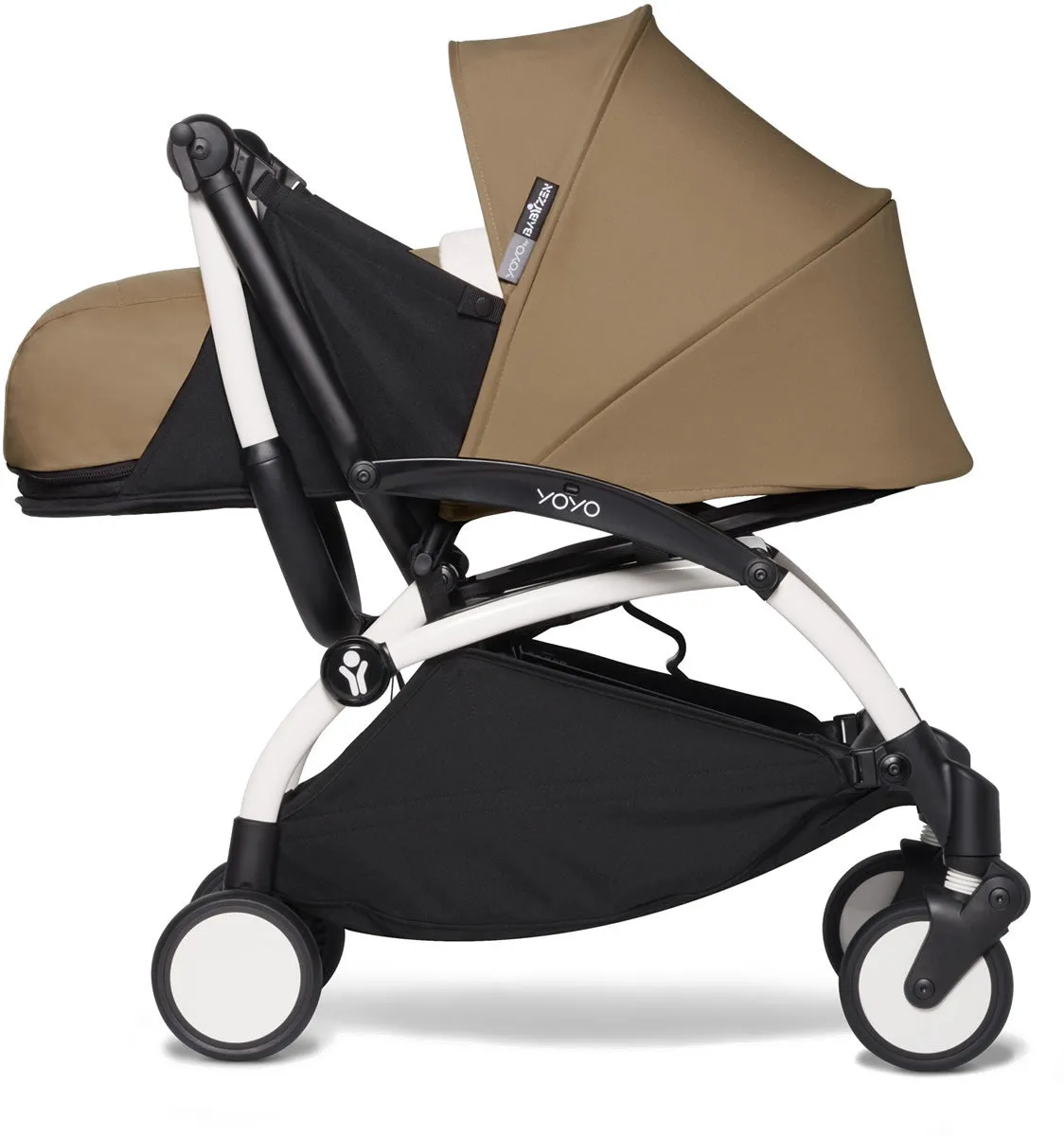 Babyzen YOYO2 Ultra Compact 0  Stroller - White / Toffee