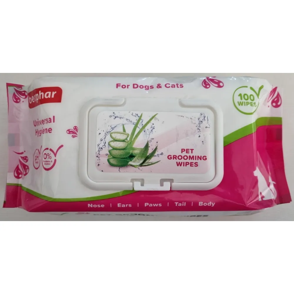 Beaphar Pet Grooming Wipes for Dogs and Cats
