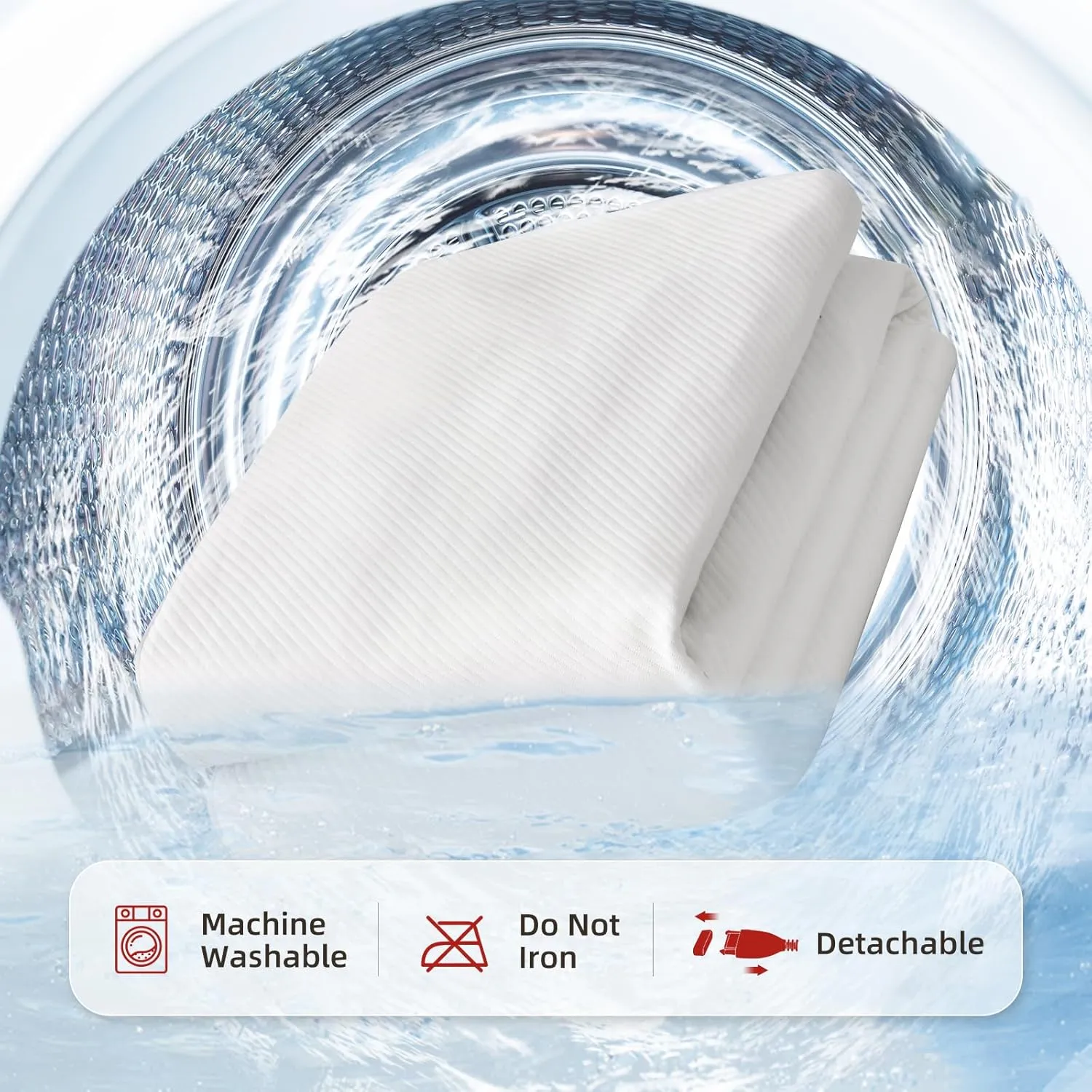 Bwarm Waterproof Heated Mattress Pad, ETL Certified Bed Warmer with Memory Function with 9 Heat Settings, 1-12 Hours Auto Off Deep Pocket, Machine Washable, White Twin XL