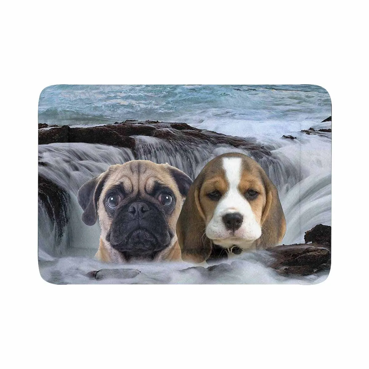Custom Photo Vortex Center Pet Pad