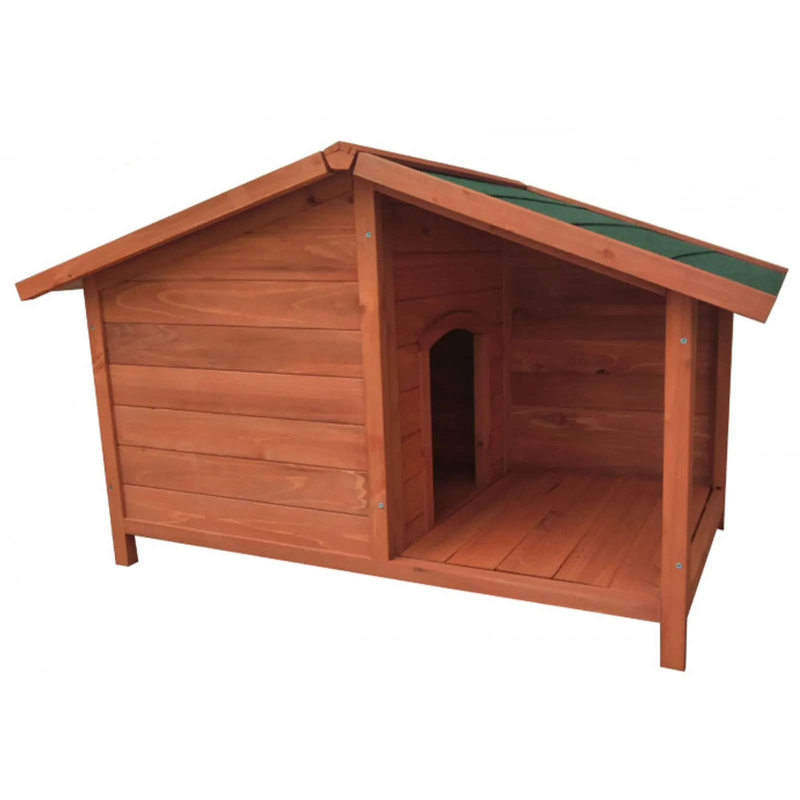 Dog House With Patio 102 x 64 x 65 cm