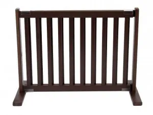 Free Standing Pet Gate - Small-Mahogany