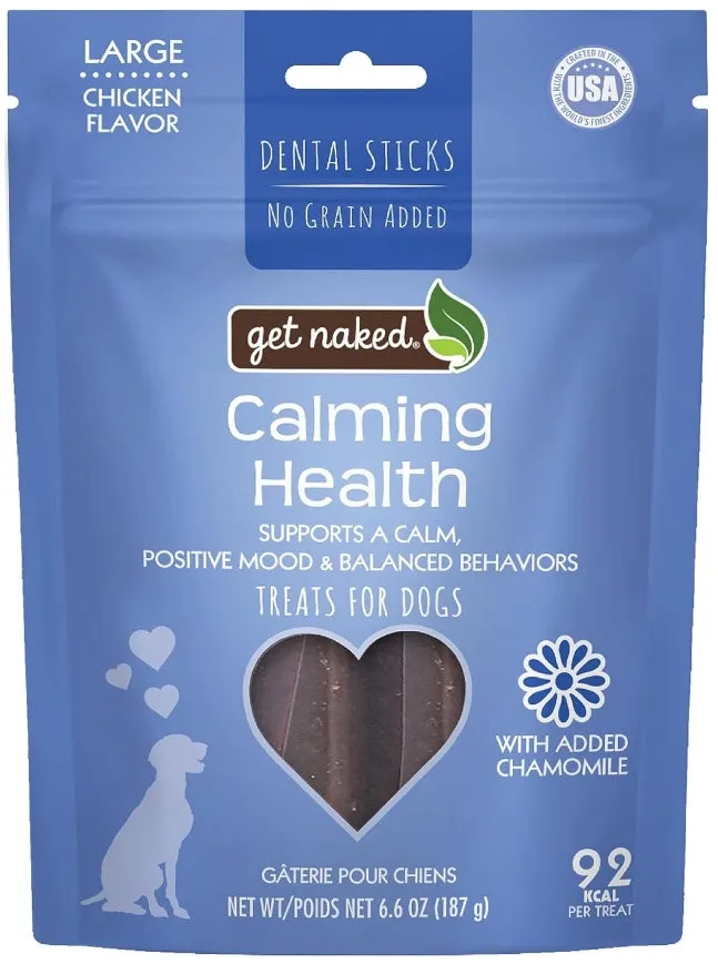 Get Naked Calming Health Dental Sticks Chicken Flavor Large