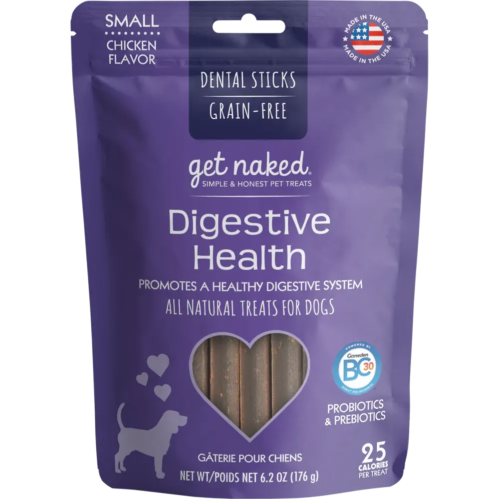 GET NAKED DENTAL CHEW STICKS - DIGESTIVE HEALTH