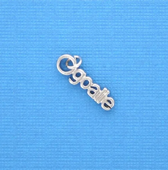 GOALIE Silver Plated Charm Pendant chs1529