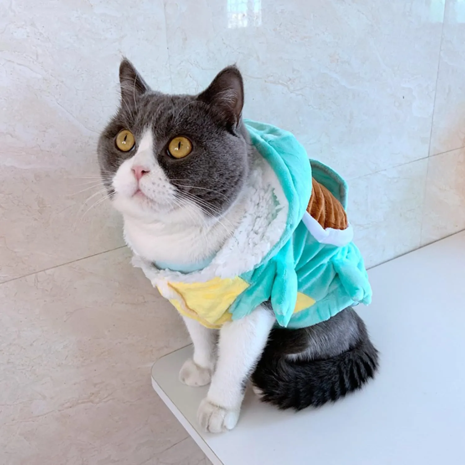 Halloween Turtle Shell Dog Costume for Small Large Dogs,Tortoise Christmas Pet Costume Party Dress Outfits,Winter Thick Fleece Dog Coat Jacket Clothes for Bulldog Labrador (Turtle, XXL)