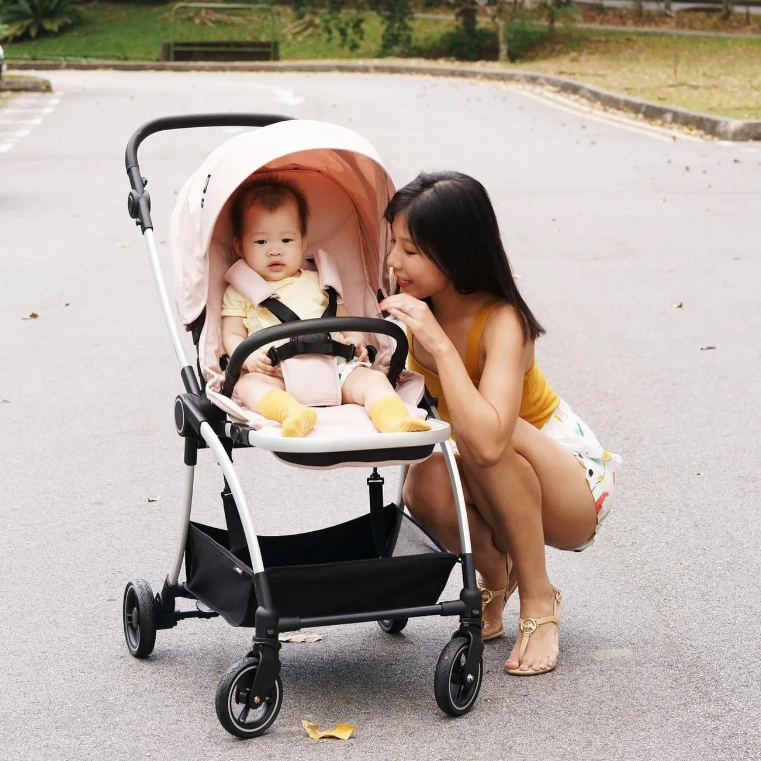 Hauck Eagle 4S Colibri Stroller (Pink): Lightweight, Travel System, Reversible