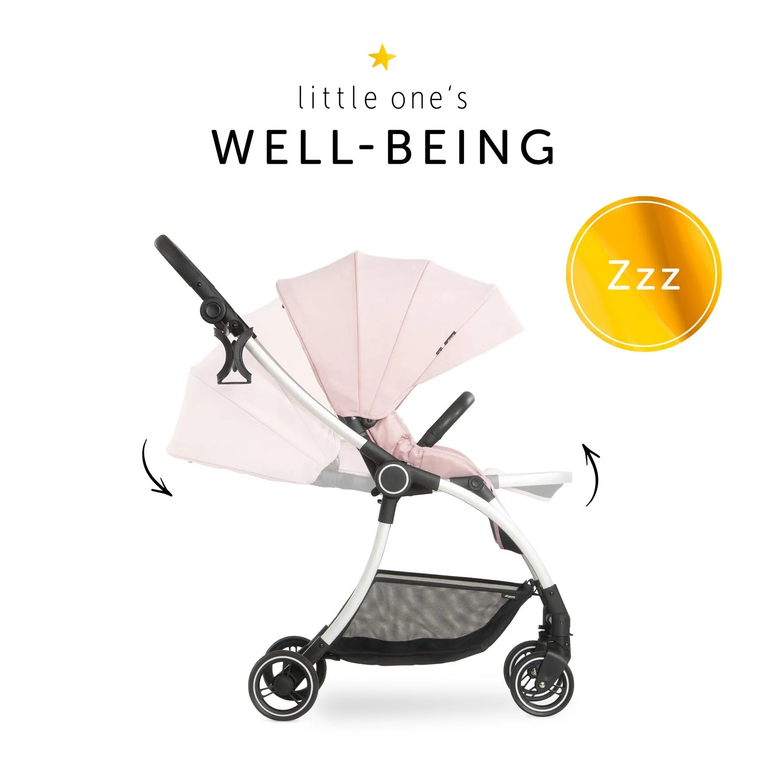 Hauck Eagle 4S Colibri Stroller (Pink): Lightweight, Travel System, Reversible