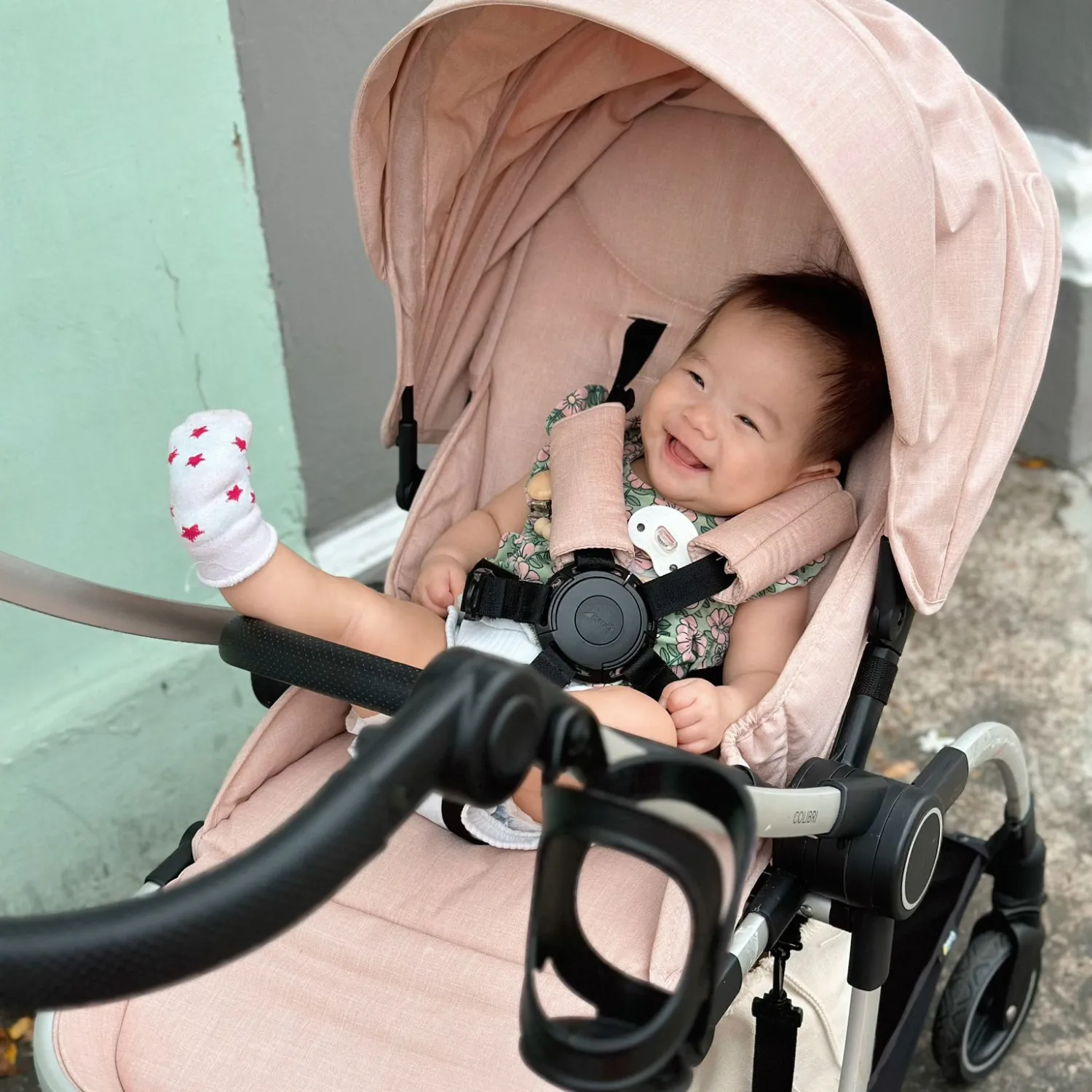 Hauck Eagle 4S Colibri Stroller (Pink): Lightweight, Travel System, Reversible