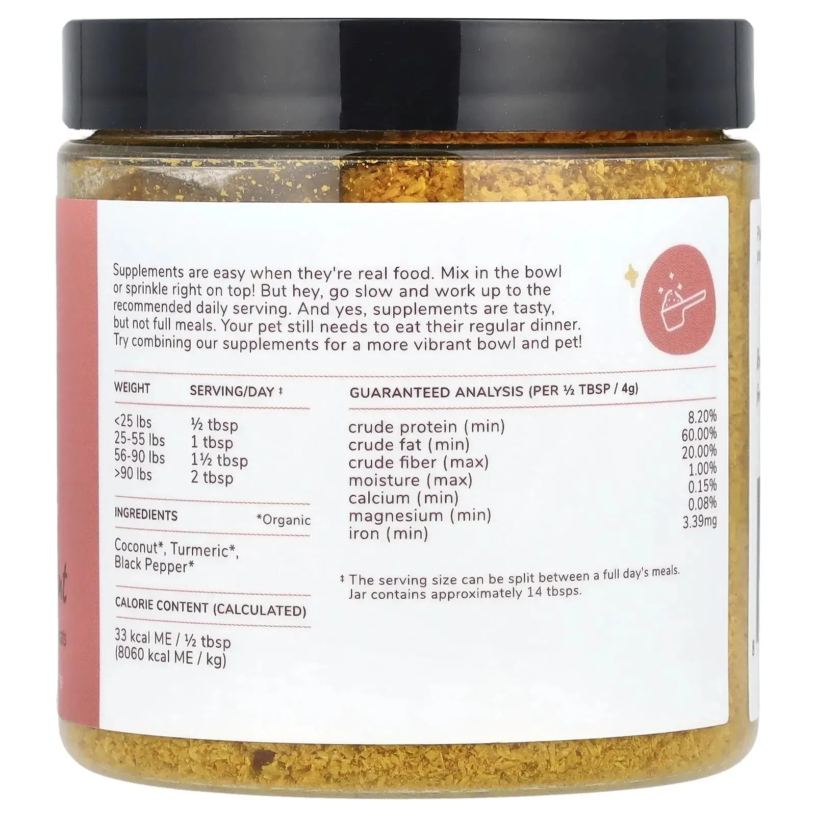 Hip and Joint Supplement for pets - Vet Formulated with Turmeric, Black Pepper & Coconut - Natural Supplement for Dog & Cat Joint Support & Health - Made in USA