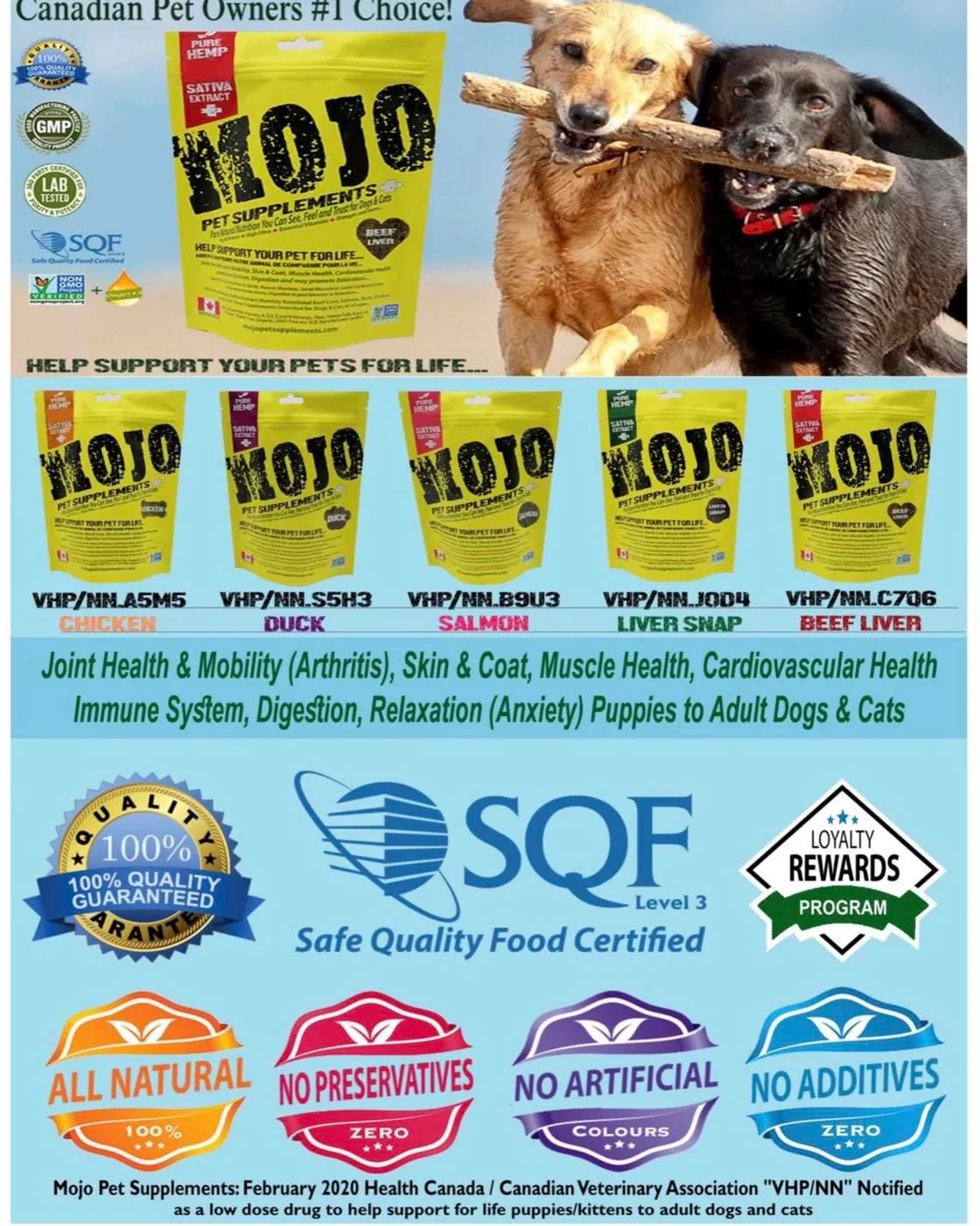 Mojo Pet Supplements Liver Snap