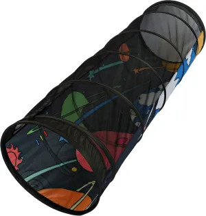 NARMAY Play Tunnel Space Travel Pop Up Tunnel for Kids Indoor/Outdoor Crawl - 19dia  60L inch