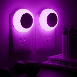 Night Light, Night Lights Plug into Wall, Dusk to Dawn Sensor, Pink Led Night Light 0.5W, 2 Pack Nightlight for Adults, Bedroom, Bathroom, Hallway, Kitchen