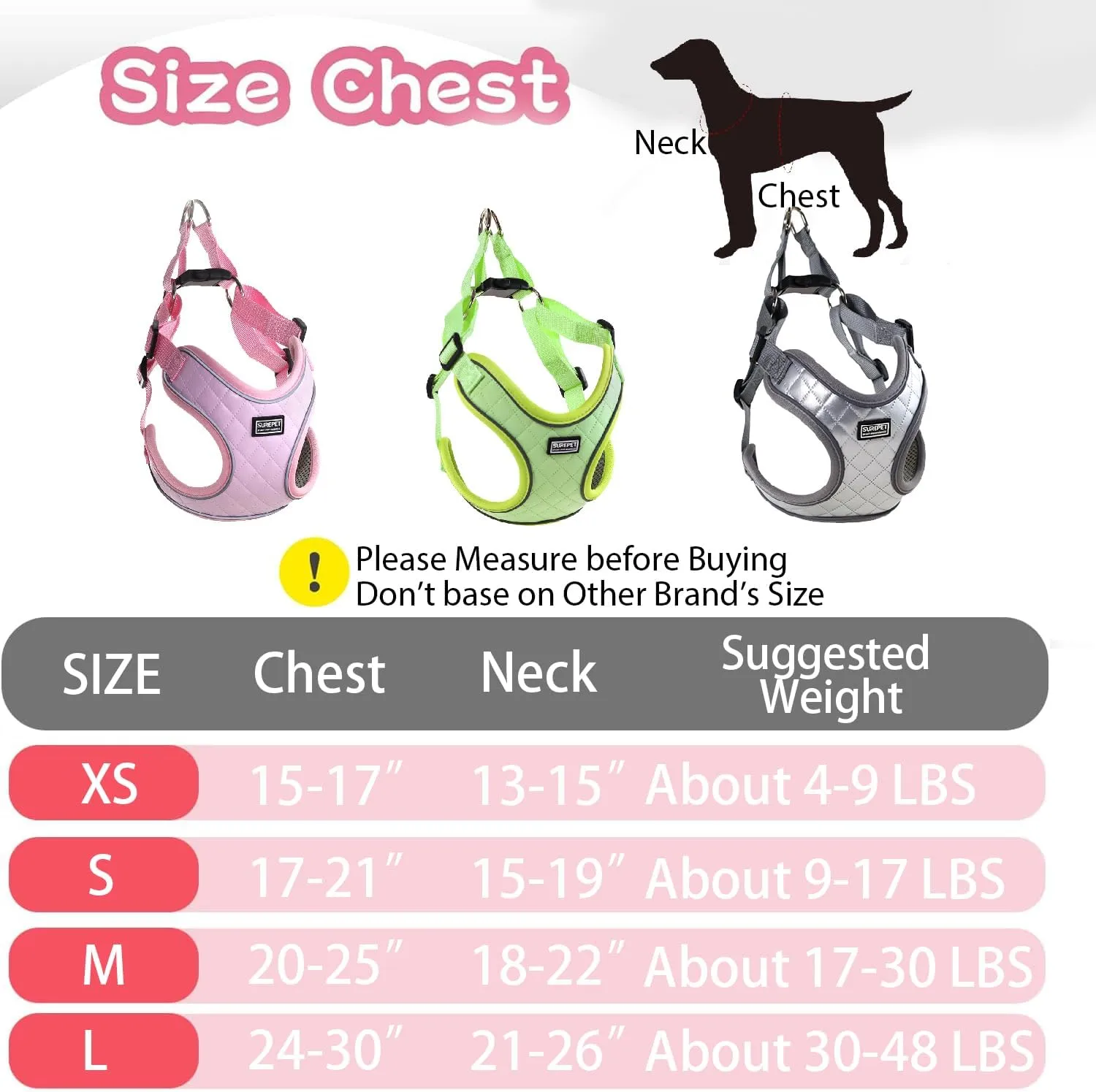 No Pull Dog Harness with Leash Set Green All Weather Mesh Adjustable Step in Reflective Escape Proof Vest Harness for Small and Medium Dogs Puppy,Large Cat S