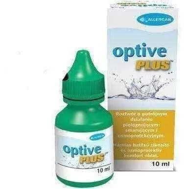Optive PLUS eye drops 10ml, rewetting drops