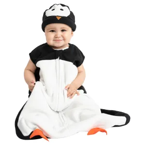 Penguin Baby Fleece Sleep Sack - Infant Wearable Blanket