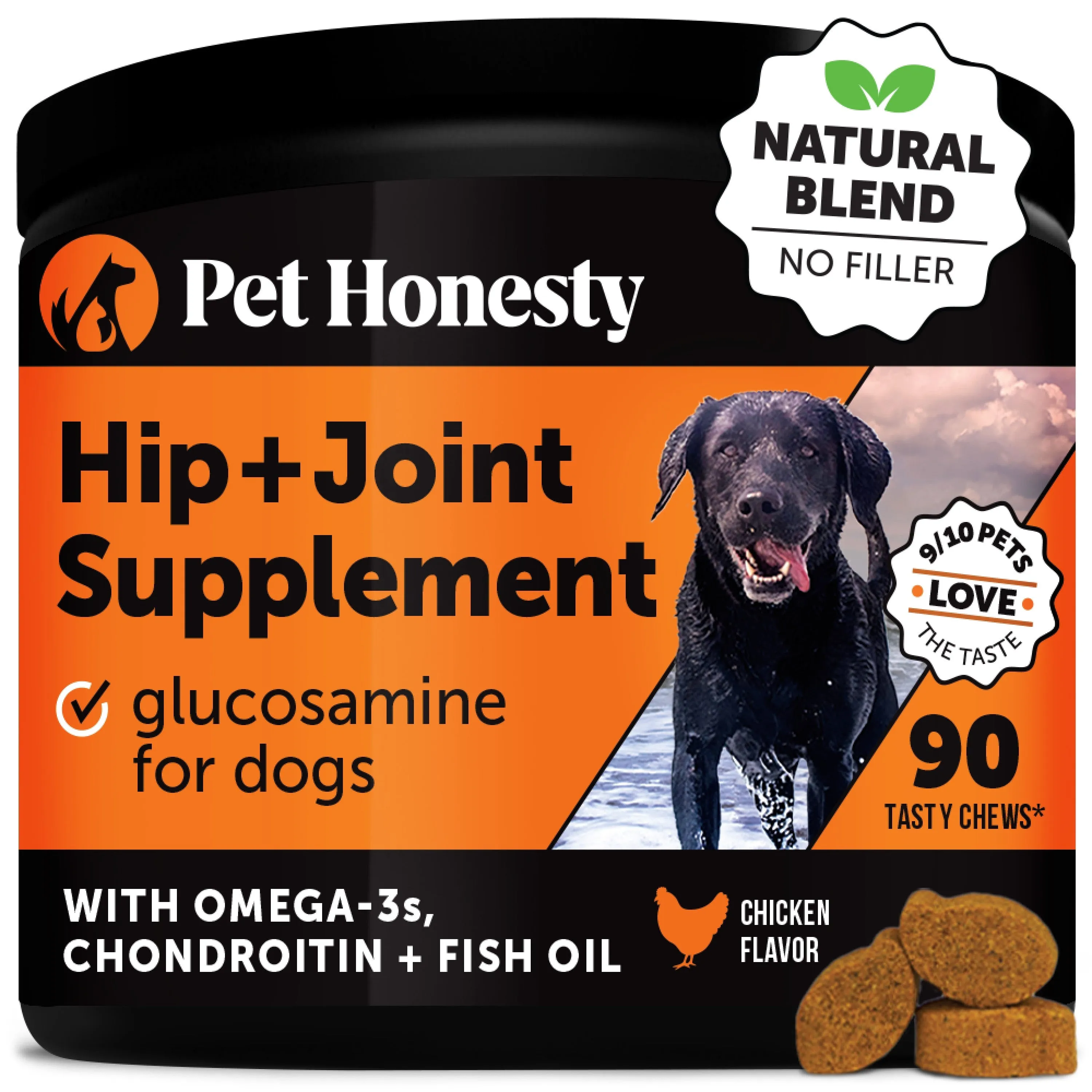 Pet Honesty Hip Joint Health Chicken Soft Chew for Dogs