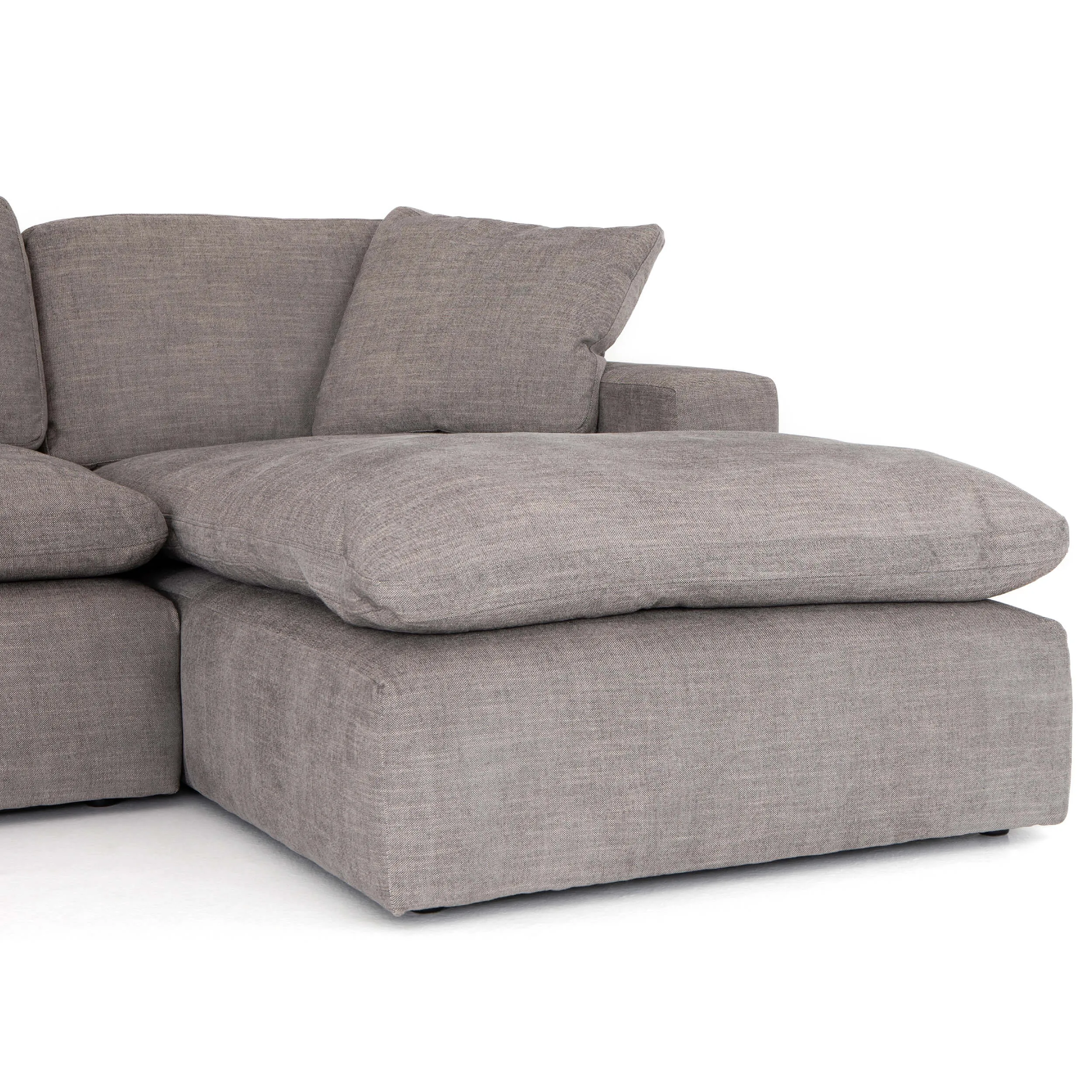 Plume 2 Piece 136 "Sectional, Harbor Grey