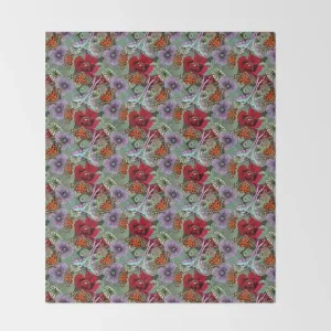 Poppy Flowers & Tiger Moth Home Products - Blanket