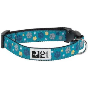 RC Adjustable Dog Clip Collar Fresh Tracks Teal