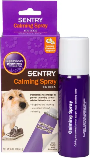 SENTRY GOOD behavior Calming Spray for Dogs, 1 oz