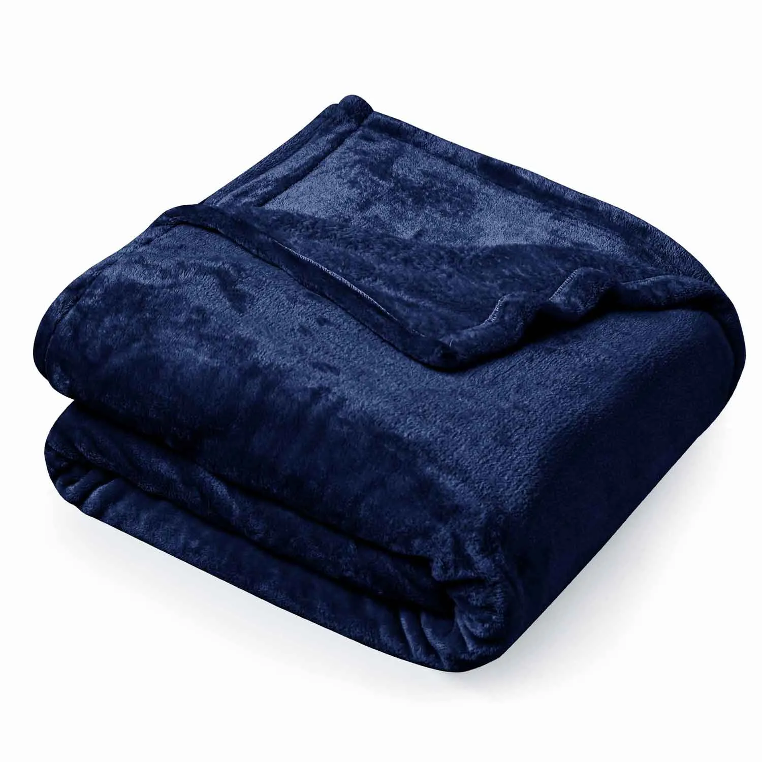 Supersoft 310 gsm Snuggly AC Fleece Blanket Navy