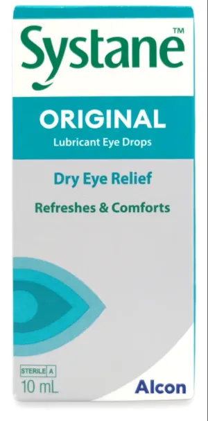 Systane Lubricating Lubricant  Eye Drops 10ml x 3