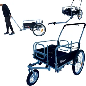 The Original Booyahs Cargo Stroller and Bicycle Bike Trailer Suspension Beach Sport Cart