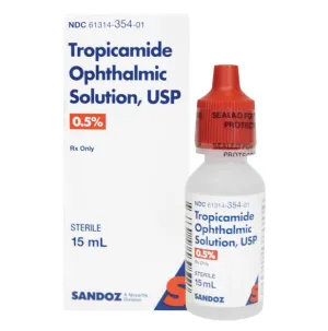 Tropicamide 0.5% Ophthalmic Solution (15 ml)