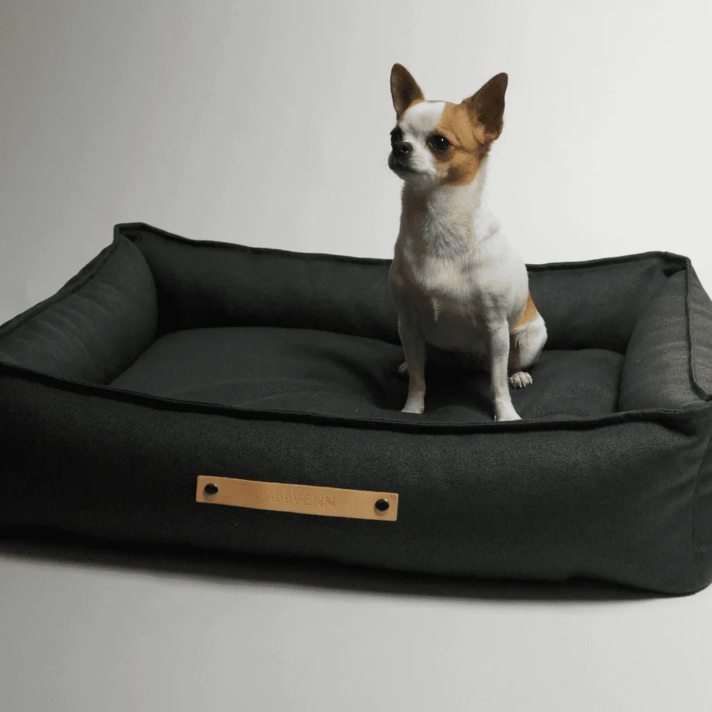 TÖVE Luxury High Side Dog Bed by Labbvenn in Nut