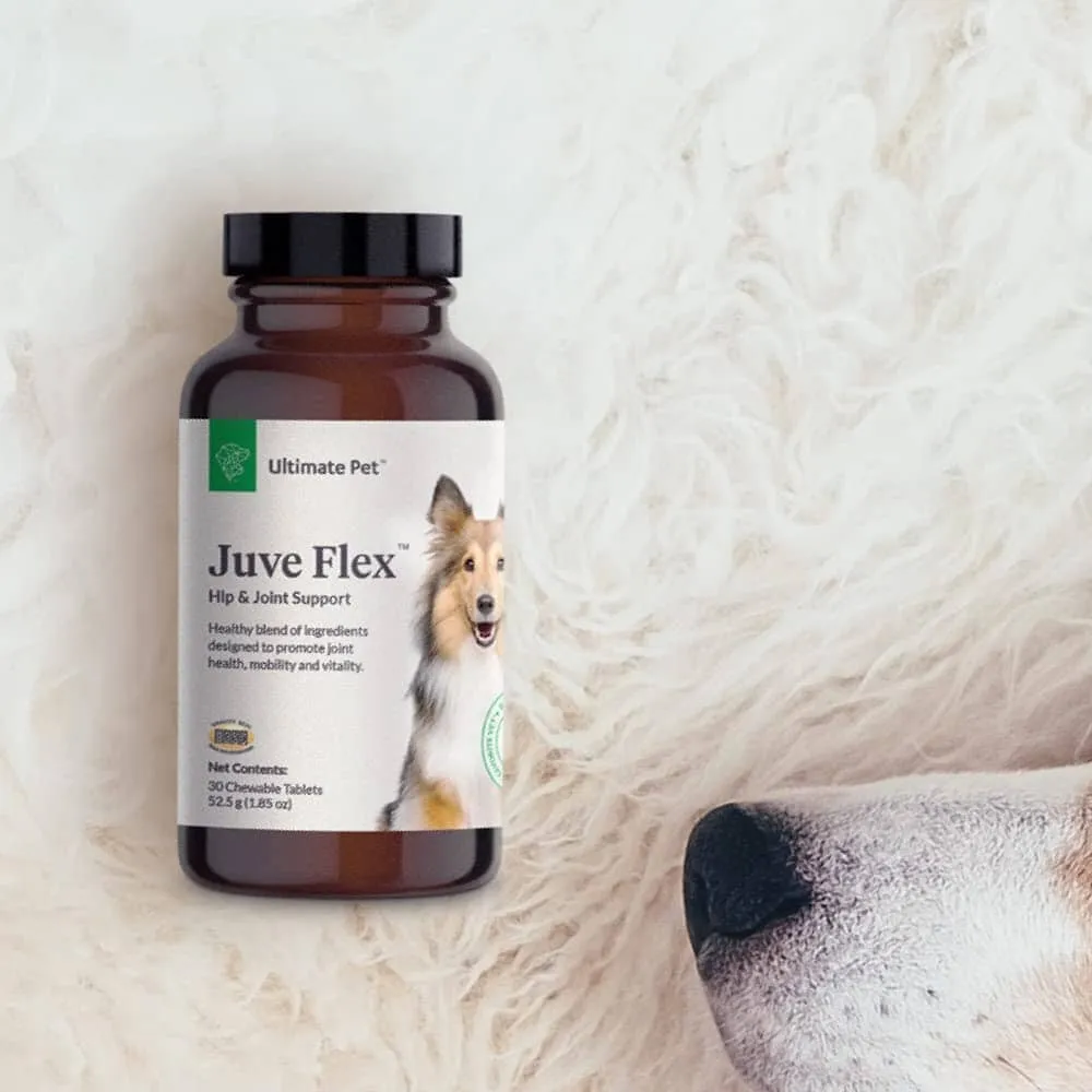 Ultimate Pet Nutrition Canine Juveflex Tablets Advanced Hip & Joint Support Dog Supplements - 60 Count