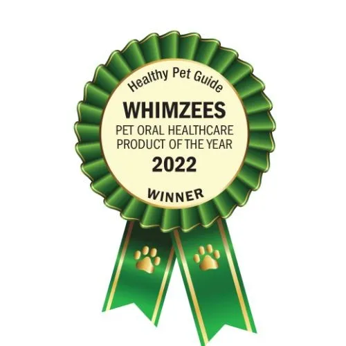Whimzees Rice Bone 114mm Dental Dog Chew Treat Pack 9 Pack