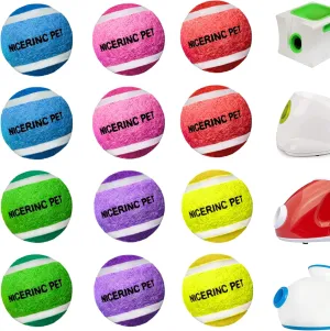 X-Small Dog Tennis Balls Dog Toys Ball 1.5" Pack of 12, Fit Ball Launchers