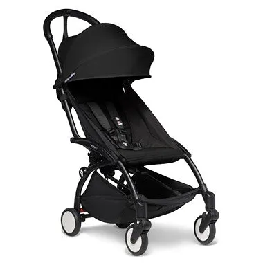 YOYO² Stroller 6  Black Frame Bundle - Black/Black