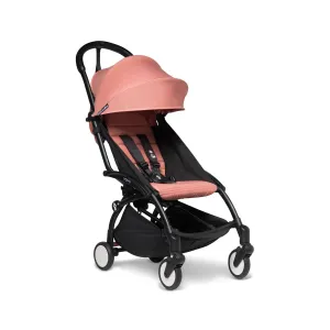 YOYO Stroller 6  Black Frame with Ginger Textiles