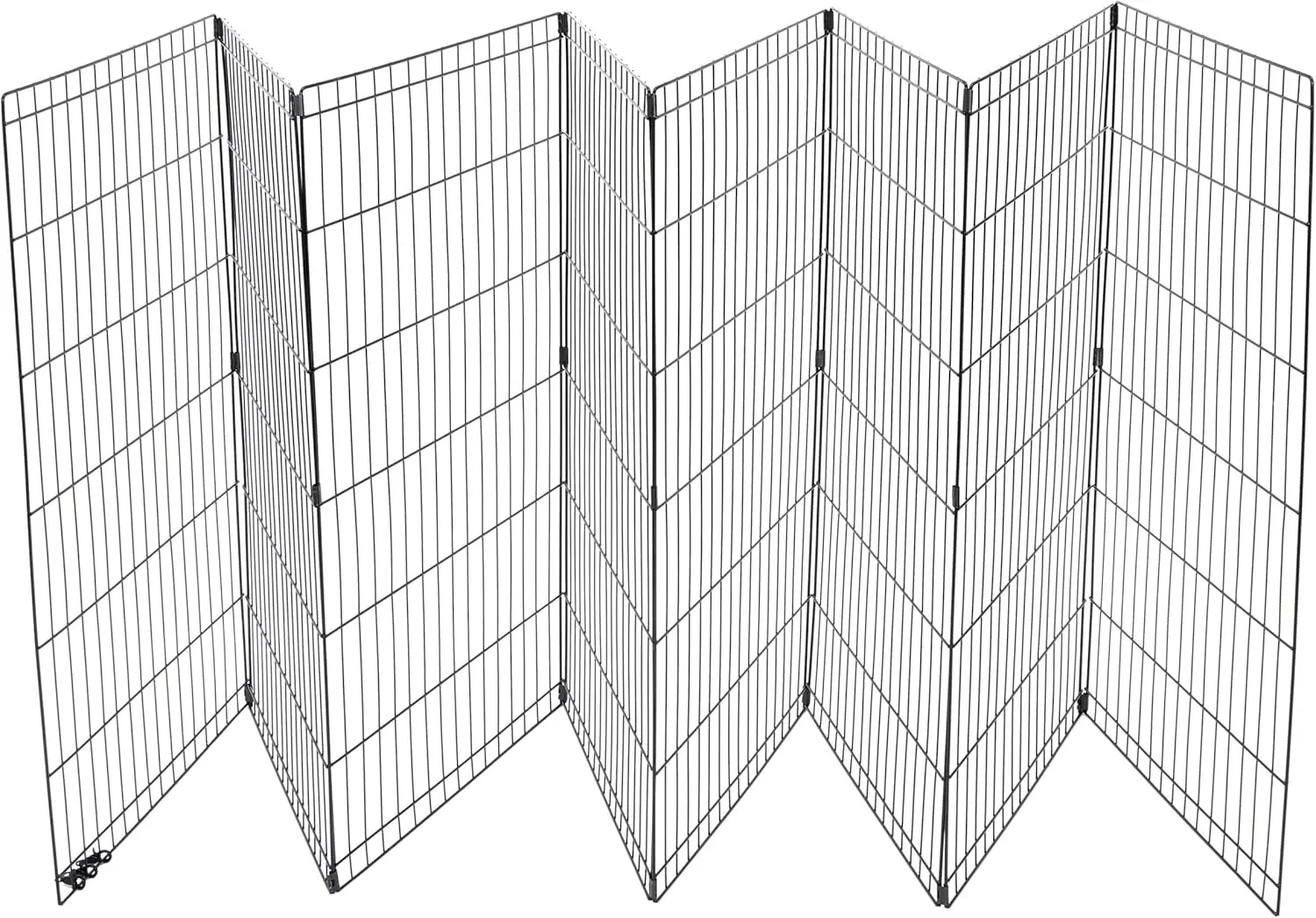 ZENY Puppy Pet Playpen 8 Panel Indoor Outdoor Metal Portable Folding Animal Exercise Dog Fence, 24" W x 36" H